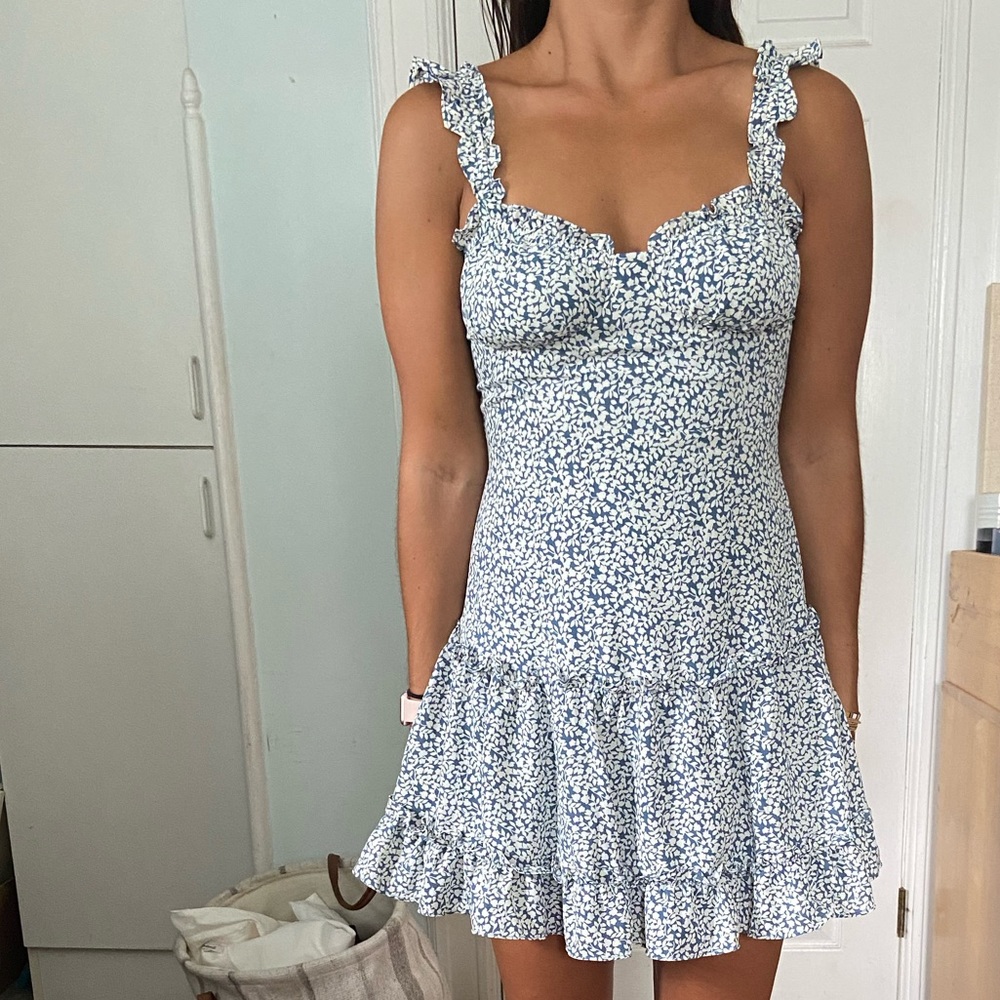 Blue dress